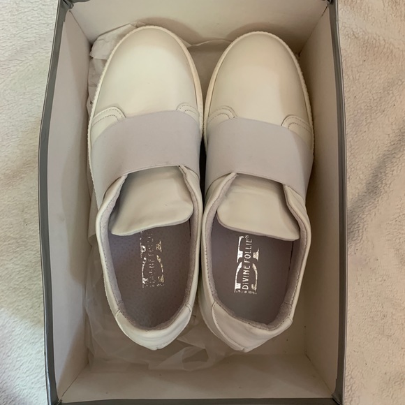 Divine Follie Shoes - Italian Leather Platform Sneakers